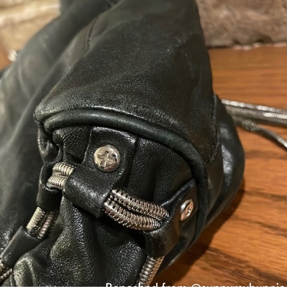 Alexander Wang Brenda Bag, soft leather, chain detail, VG condition, long strap - Picture 15 of 16